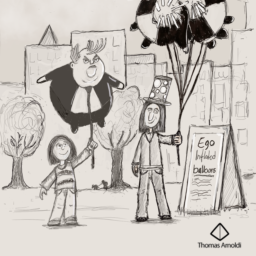 Ego inflated balloons